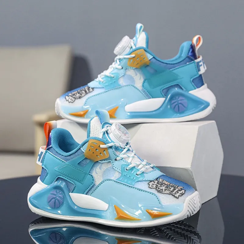 

Boys Spring 2024 New Mesh Kids Sneakers Breathable Casual Running Shoes
