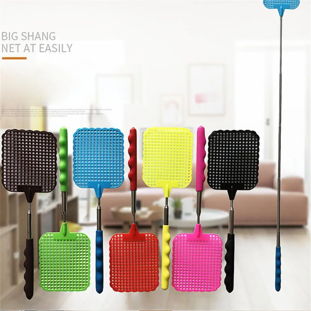 Description Picture 4 of itemAdjustable Fly Swatter Telescopic Extendable Mosquito Swatter Long Handle Flapper Insect Killer Retractable Pest Trap Matamoscas