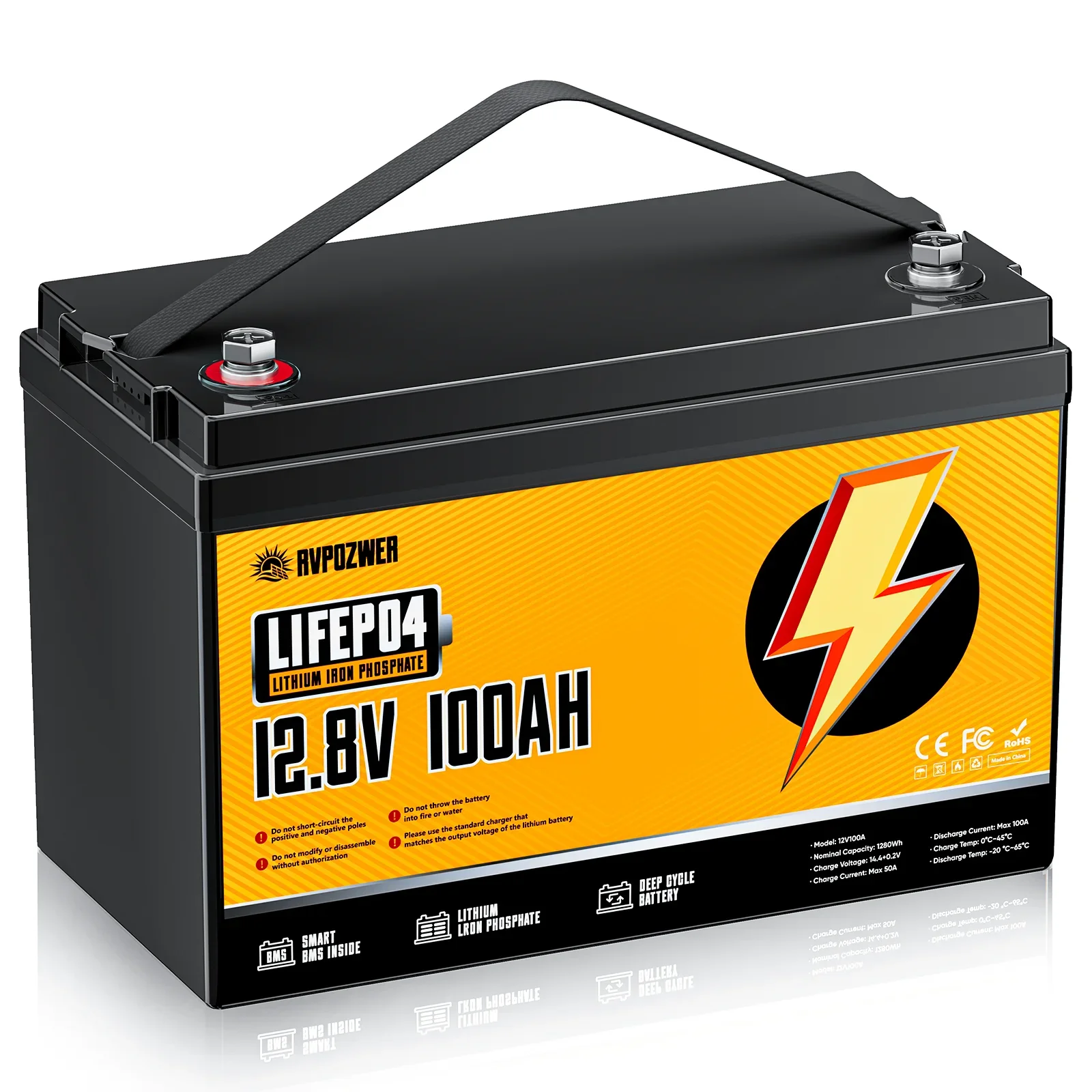 12V 100Ah-1280Wh