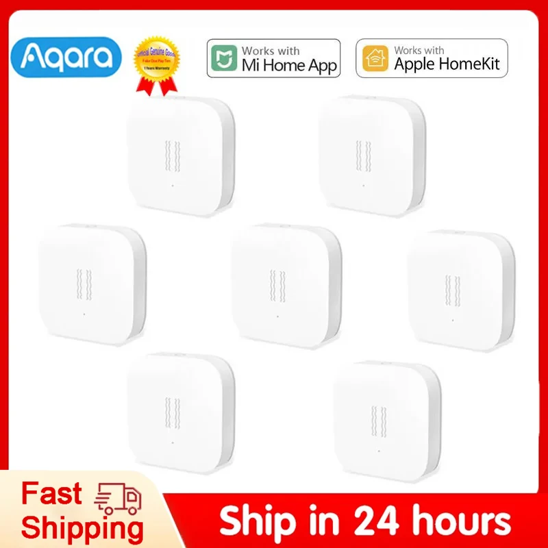 

Aqara Zigbee Motion Shock Sensor Smart Vibration Sensor Detection Alarm Monitor Built-in Gyro For Home Safety Mi Home App