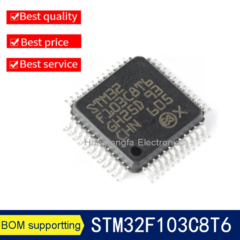 Stm32F103 Stm32F103C8T6 Stm32 Lqfp48 Lqfp-48 Arm Cortex-M3 Microcontrollore A 32 Bit Mcu Ic Chip
