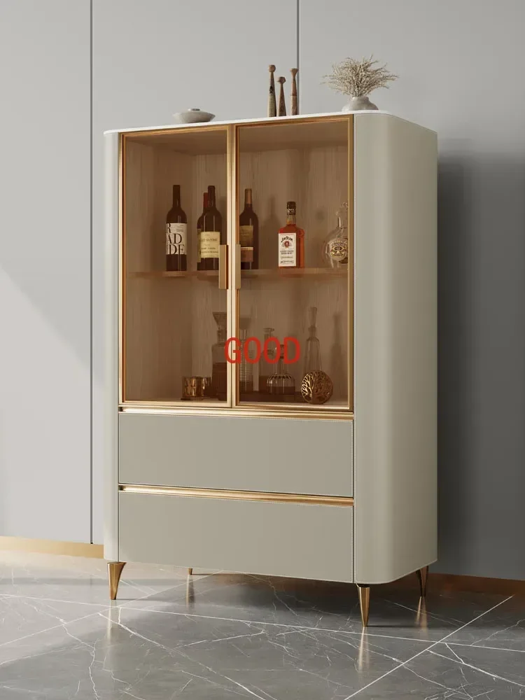 Luxury Vitrina Wine Cabinet Bar Sideboard Bookcase Wine Cabinet Model Display Case Armarios Para Sala Estar Bar Furniture LVWC