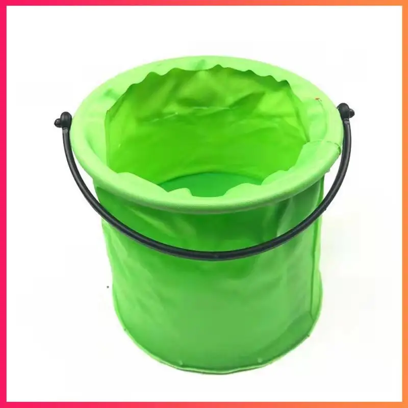 Thicken Portable Multifunctional Folding Fishing Bucket Outdoor Backpack Camping Hiking Trip Fishing Wash Cleaning Tool fishing bucket