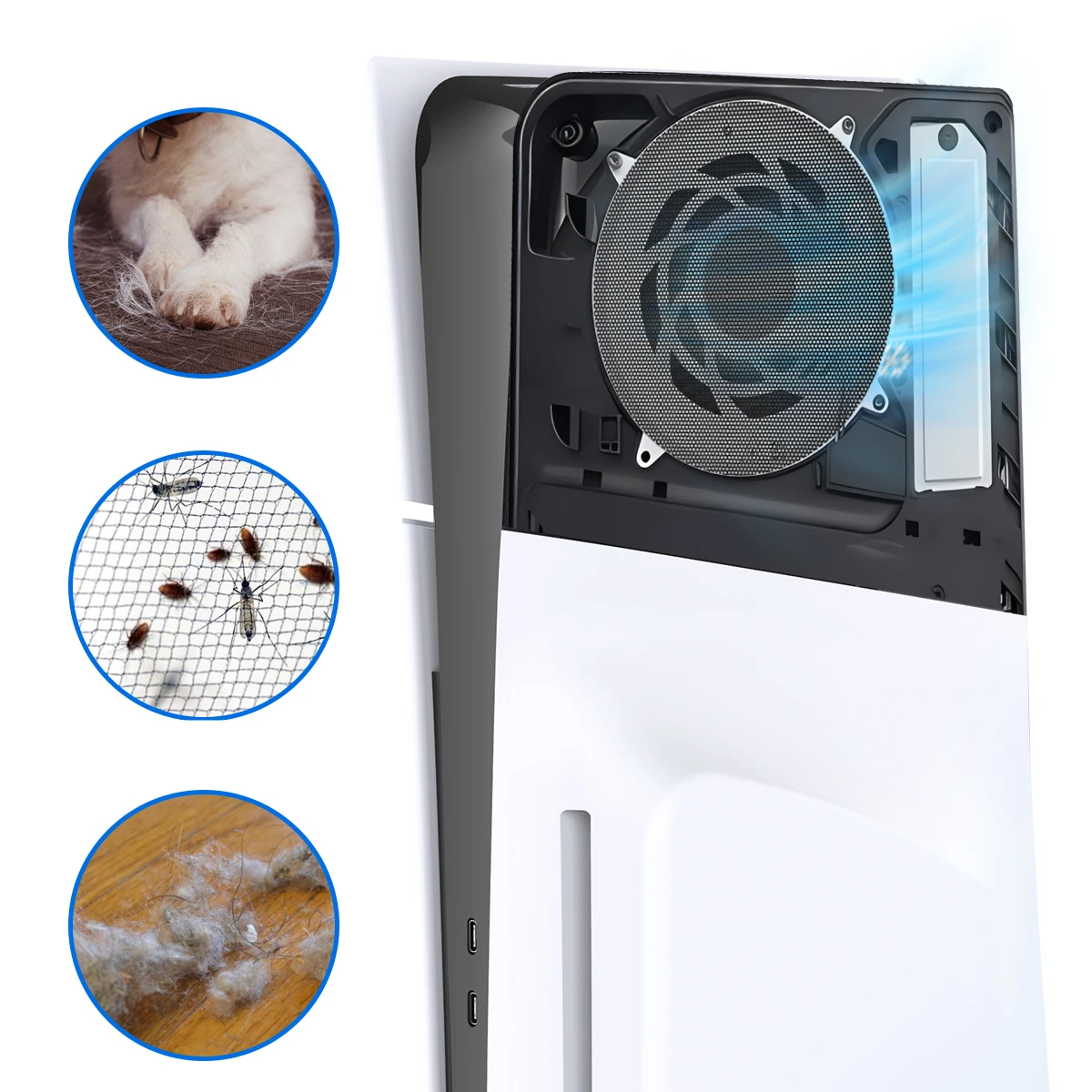 Per Ps5 Slim Console Optical Edition Digital Edition Schermo Antipolvere Universale Per Console Ps5 Slim Protezione Antipolvere Interna 2 Pezzi