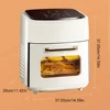 Smart Air Fryer Oven With 15 L Capacity Visual Window Touch Function Panel Versatile Cooking with Easy Clean-Up Anti Dry Burning 6