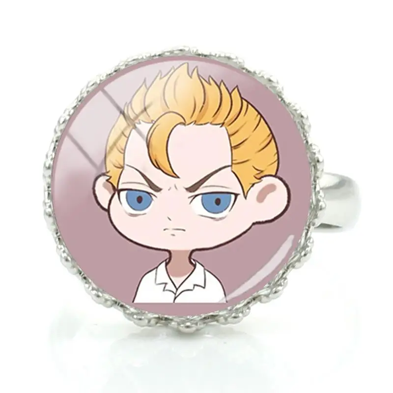 Anillo De Arte Creativo Con Estampado De Figuras De Los Vengadores - Main Image