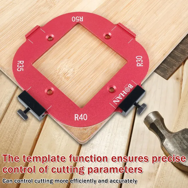 Wen Router Aluminum Router Bit Corner Radius Template Jig Set ...