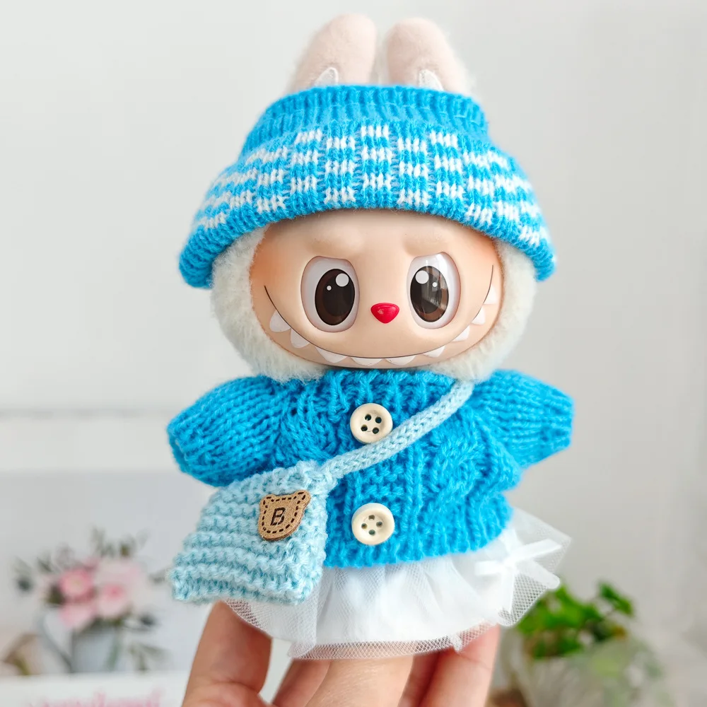 Doll Clothes Small Hats For Dolls 17cm Doll Clothes For Labbubu