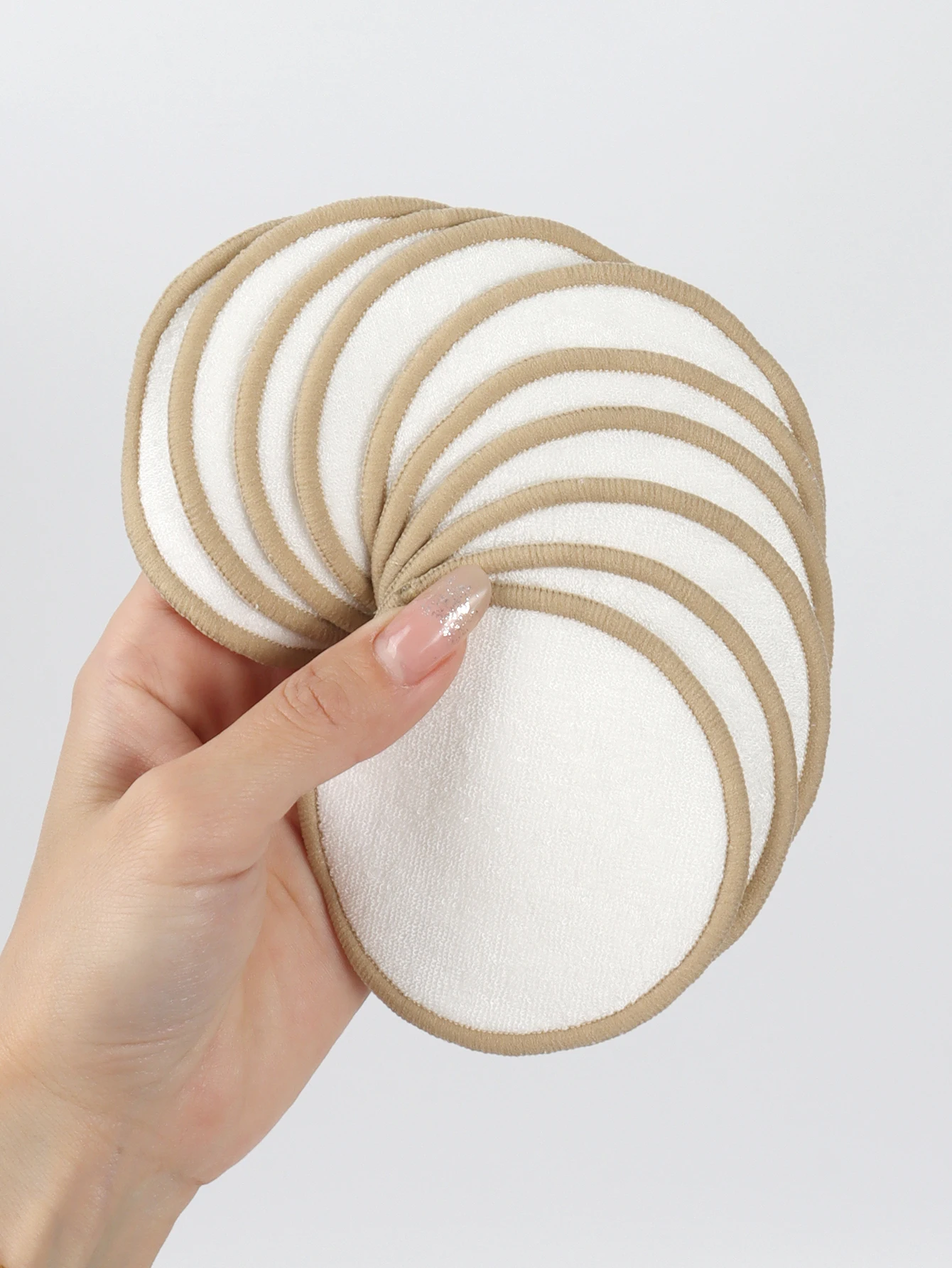 5/10/20Pack Reusable Makeup Remover Pads Washable Face Cleansing Puff Cloth Clean Sponge Liquid Cream Tools Cosmetic Remover 3
