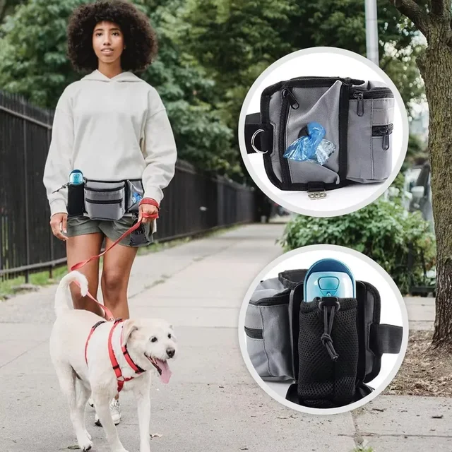 Dog Training Walking Bag Hand Free 6