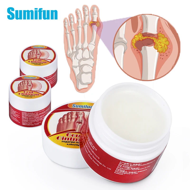 1/3/5 шт. Sumifun мазь для лечения подагры суставов Hallux Valgus обезболивающий крем от