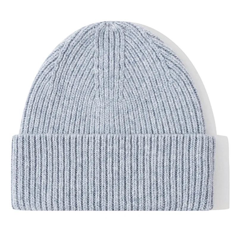 100% Merino Wool Winter Beanie Unisex Soft Knit Hat