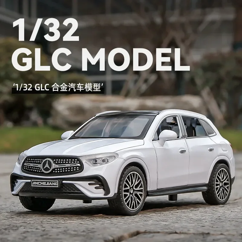1:32 Mercedes-Benz GLC-400E SUV Alloy Car Model Diecasts Toy car Sound and Light Car Toys Collectibles For Kids Birthday Gifts 2