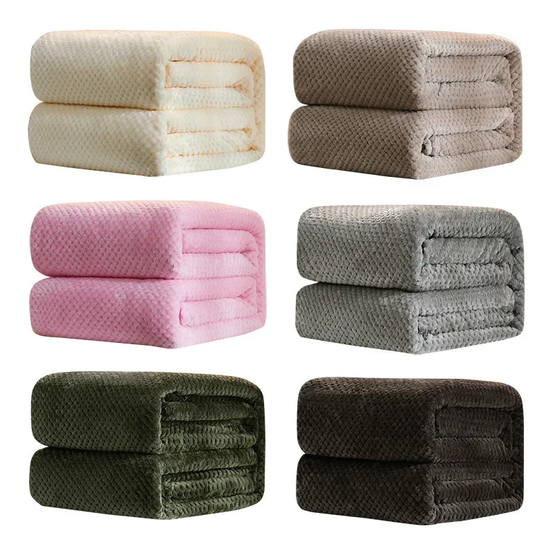 Soft Fleece Baby Blanket Newborn 100X70cm Thicken Quilt Babies Accessories Swaddle Wrap Bedding Sofa Blanket Stroller Cover 6