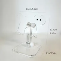 Cartoon Cat Mobile Phone Tablet Holder Cute and Cute Rotating Lazy Desktop Holder Tablet Acrylic Extensible Adjustable Folding - Image 3