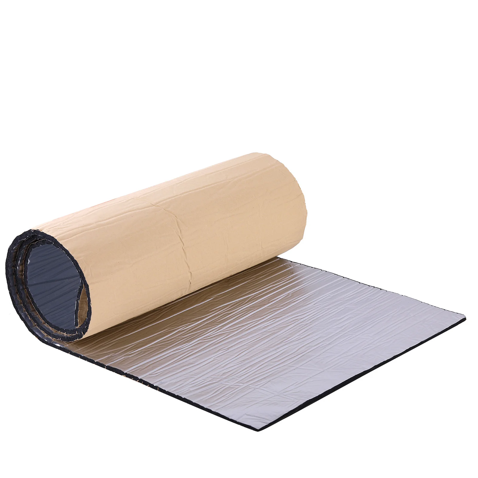 Sound Insulation Cotton 10pcs Rv Heat And Sound Insulation Pad 10mm Thick Aluminum Foil Car Door Hood