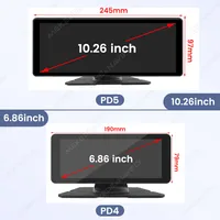 Moniteur de voiture sans fil CarPlay 10,26 "6,86", écran Android-Auto, lecteur multimédia WIFI, prise en charge de la caméra arrière, tableau de bord de Navigation FM carplay voiture autoradio carplay voiture android 2