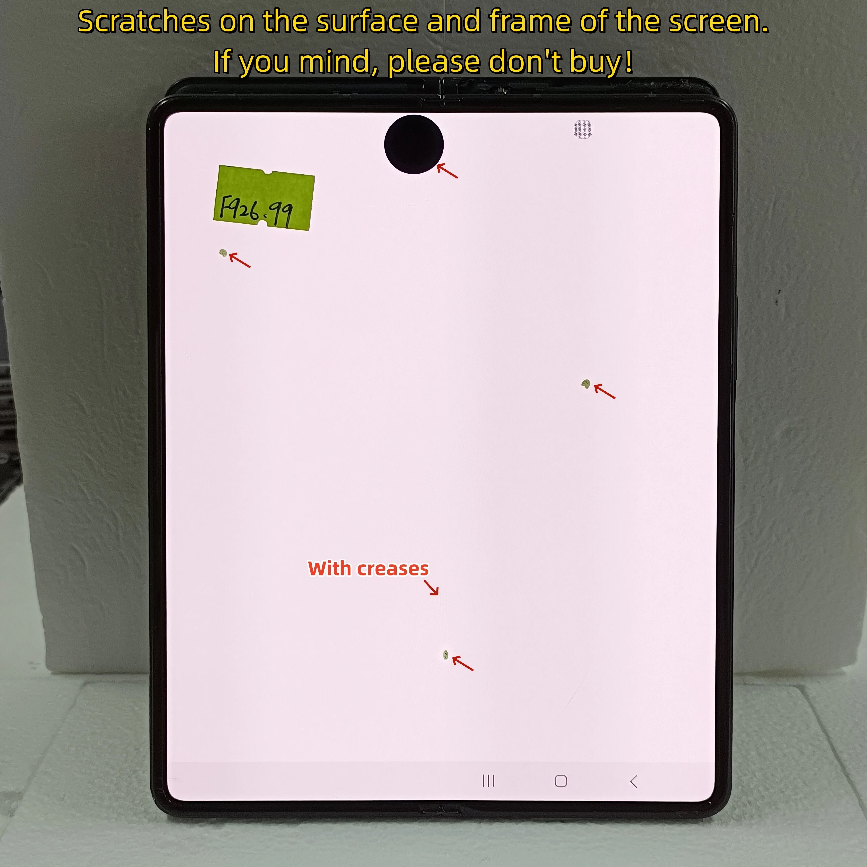 AMOLED ÷ ġ ũ Ÿ , Ｚ Z  3 5G, SM-F926U SM-F926B LCD ũ ü,  , 7.6 ġ