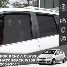 

For Mercedes Benz Class A W169 2004-2011 Car Sunshade Front Windshield Magnet Mesh Curtain Rear Side Window Sun Shade A160