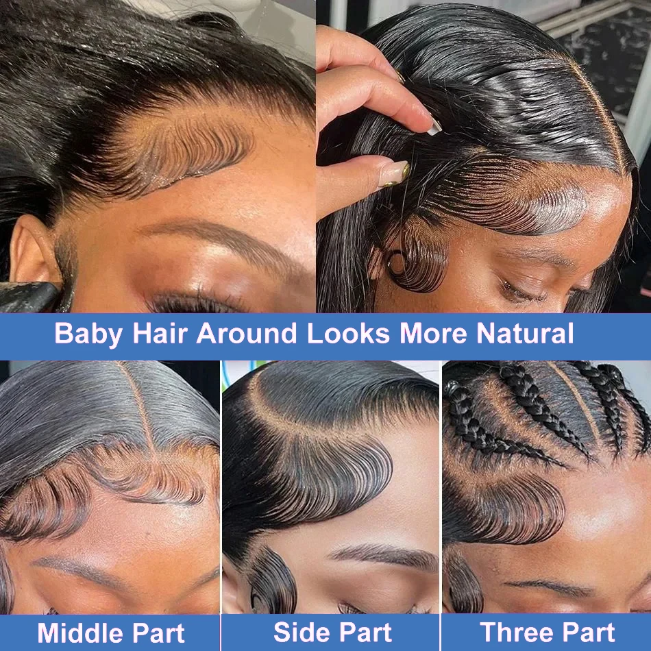 Deep Wave Bob Wig Remy Human Hair Short Bob 13x4 Transparent Lace Front Wig Loose Curly Lace Frontal Brazilian 200% Density