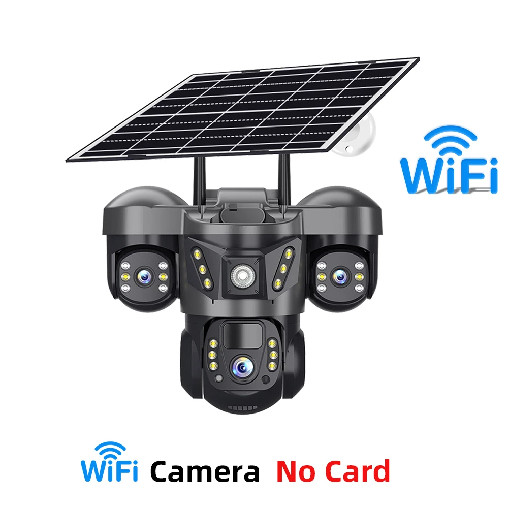 15MP 4G كاميرا تعمل بالطاقة الشمسية PTZ في الهواء...