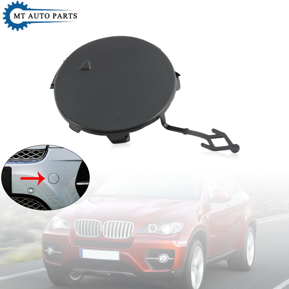 

MTAP Left Right Front Towing Hook Garnish Cover Base Color For BMW X6 E71 E72 2008 2009 2010 2011 2012 2013 2014 Towing Eye Lid