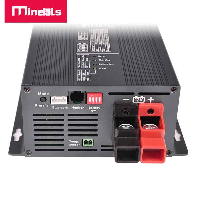 AC to DC 12V Smart Battery Charger Supports LiPo LFP4 Lead-acid AGM Gel Batteries 30A Optional BT APP lithium battery charger battery charger