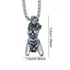 Suffering Goddess Necklace Bound Suffering Statement Necklace Religious Jewelry Retro Goddess Amulet Pendant Necklace Symbol 6