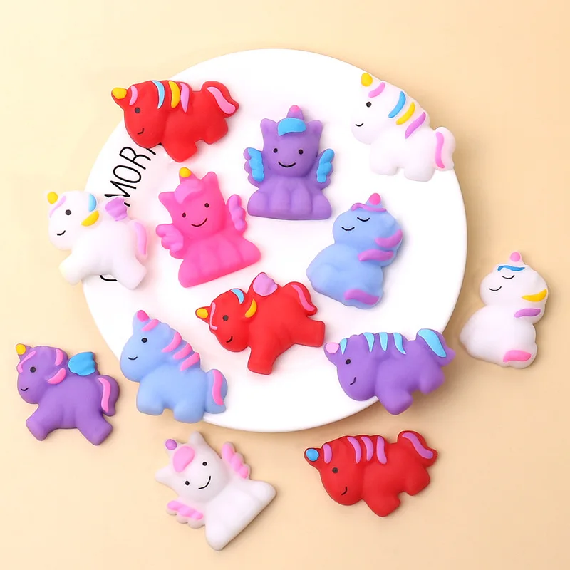 10/20/30/50 sztuk jednorożec Squishies Mochi gniotki dla