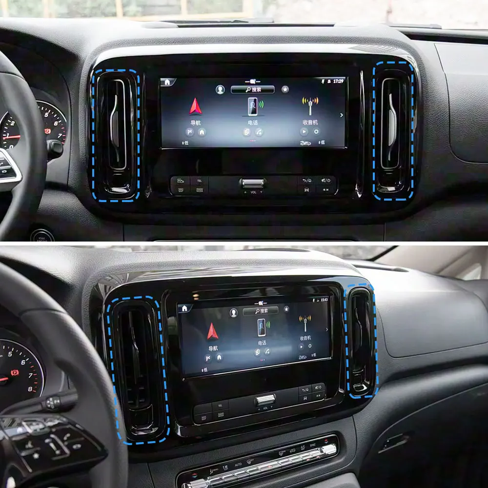 Auto Console Anteriore Grill Dash AC Aria Condizionata Vent Accessorio Per Mercedes Benz Vito Classe V V260 V300 2024-2026 4478308504 - Image 5