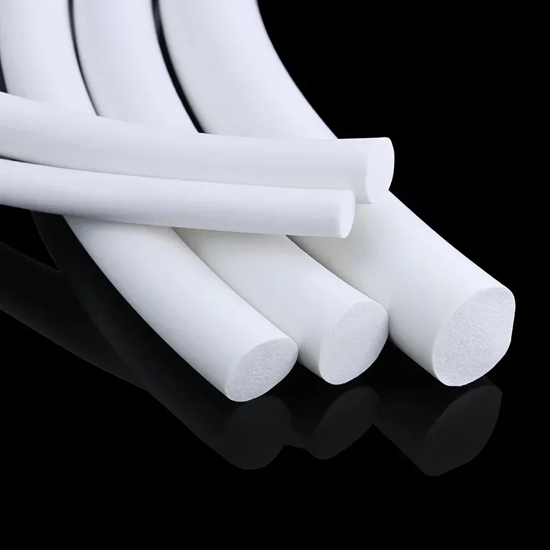 Description Picture 4 of item1/3/5m Silicone Rubber Foamed Strip Round Dia1-25mm White Sponge Backer Rod Seal Strips VMQ Foaming Cord