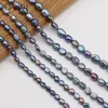100% Natural Freshwater Pearl Beads Grey Black White Fine Irregular Pearls for Jewelry Making DIY Bracelet Necklace Earrings 5