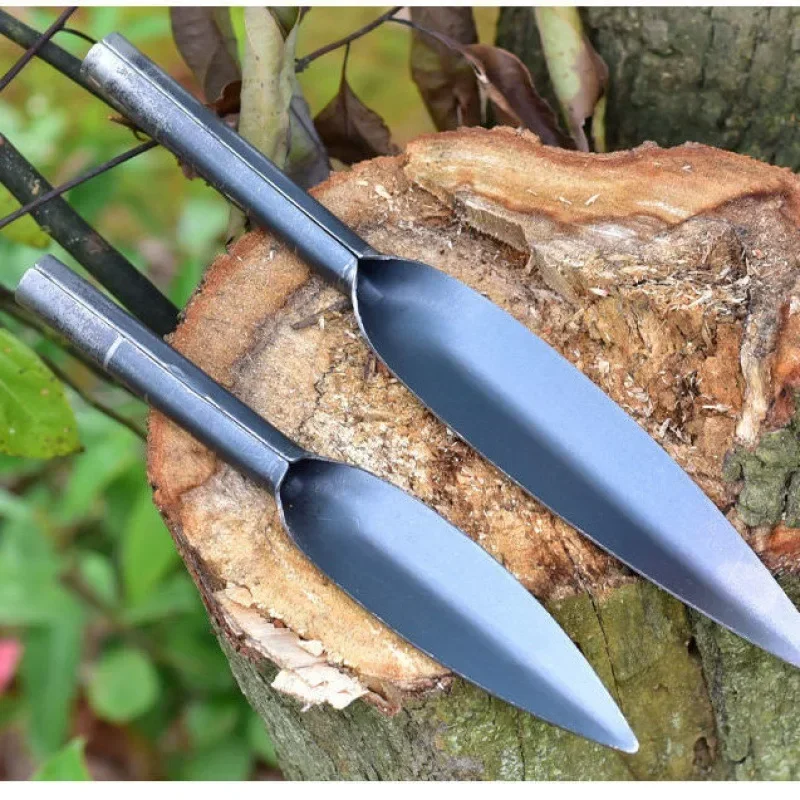 New Carbon Steel Willow Leaf Shovel Succulent Plants Planting Loose Soil Tool Outdoor Digging Shovel for Home Gardening Tools 2