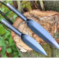 New Carbon Steel Willow Leaf Shovel Succulent Plants Planting Loose Soil Tool Outdoor Digging Shovel for Home Gardening Tools 2