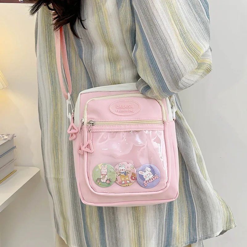Cute Single Shoulder Bag for Primary School Girls on Outing Lightweight Child Backpack