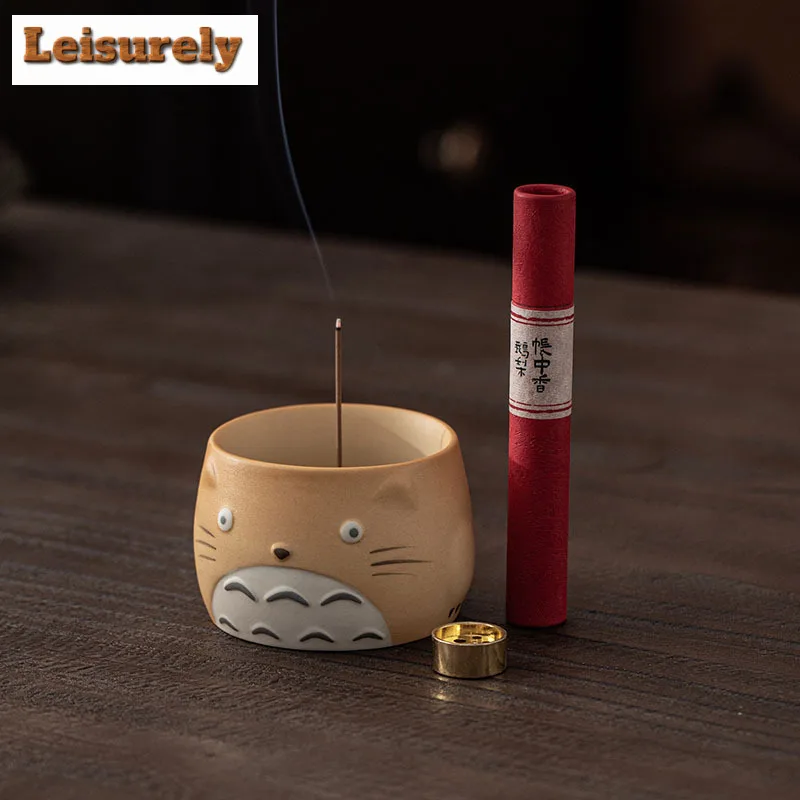 Japanese Cute Shiba Inu Incense Holder Mist Smoking Steamers Small Incense Burners Aromatherapy Censer Home Supplies Ornaments