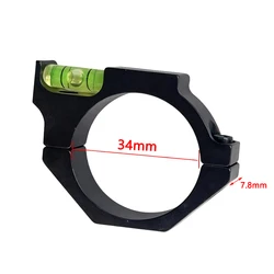 Universal Spirit Bubble Level for Tactical Riflescope and Hunting Rail Adapter (Dia 34mm)