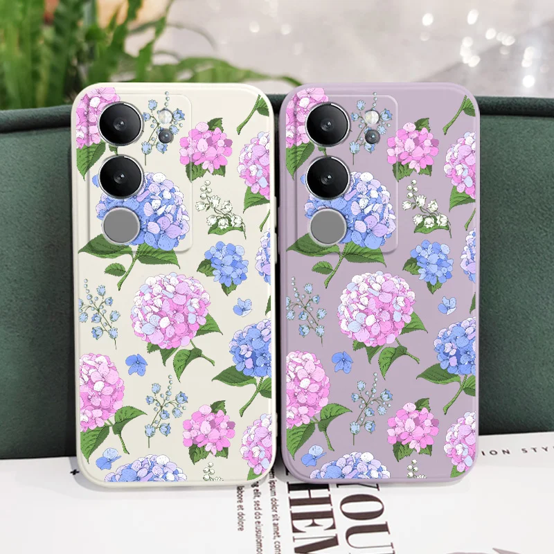 Elegant Hydrangeas Phone Case - Artistic Floral Design