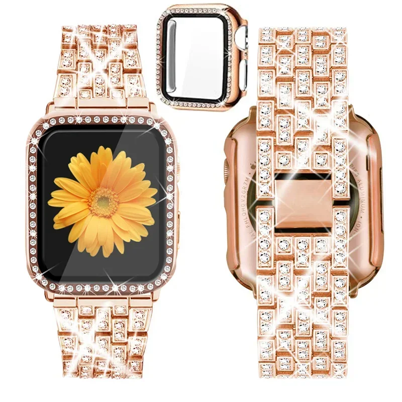 Elegant Diamond Bling Strap and Case