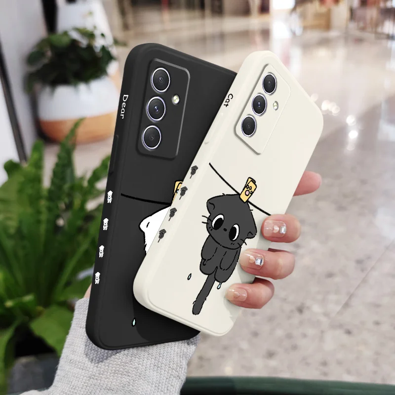 Sun Cat Liquid Silicone Phone Case - Vibrant and Protective Cover