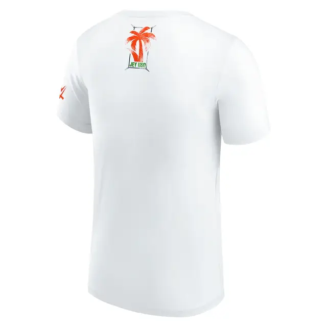 Jey USO Four Letters One Word T-Shirt Col Rond Manches Courtes Sport