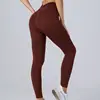 Pantalons de yoga taille haute sans couture avec ceinture en V et design rehausseur de fesses, leggings de fitness pour l'entraînement