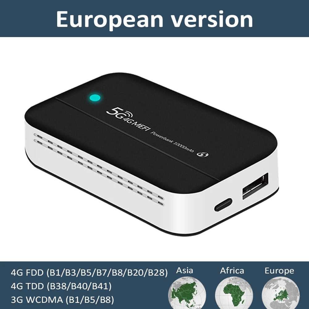 مودم واي فاي بطاقة Sim مفتوحة 4G Lte موزع إنترنت و...