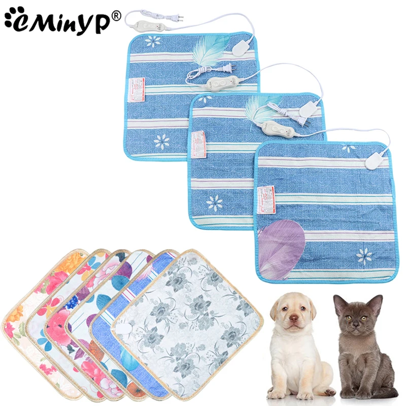Heating Pad 20W 220V Pet Dog Cat Waterproof Electric Heating Pad Body Winter Warmer Mat Bed Blanket Animals Bed Heater Pets Accessories