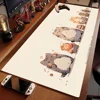1pc Cute Cat Panda Mouse Pad Desk Mat With Pad Gaming Accessories Prime Gaming XXL Keyboard Pad Padding Mat 3