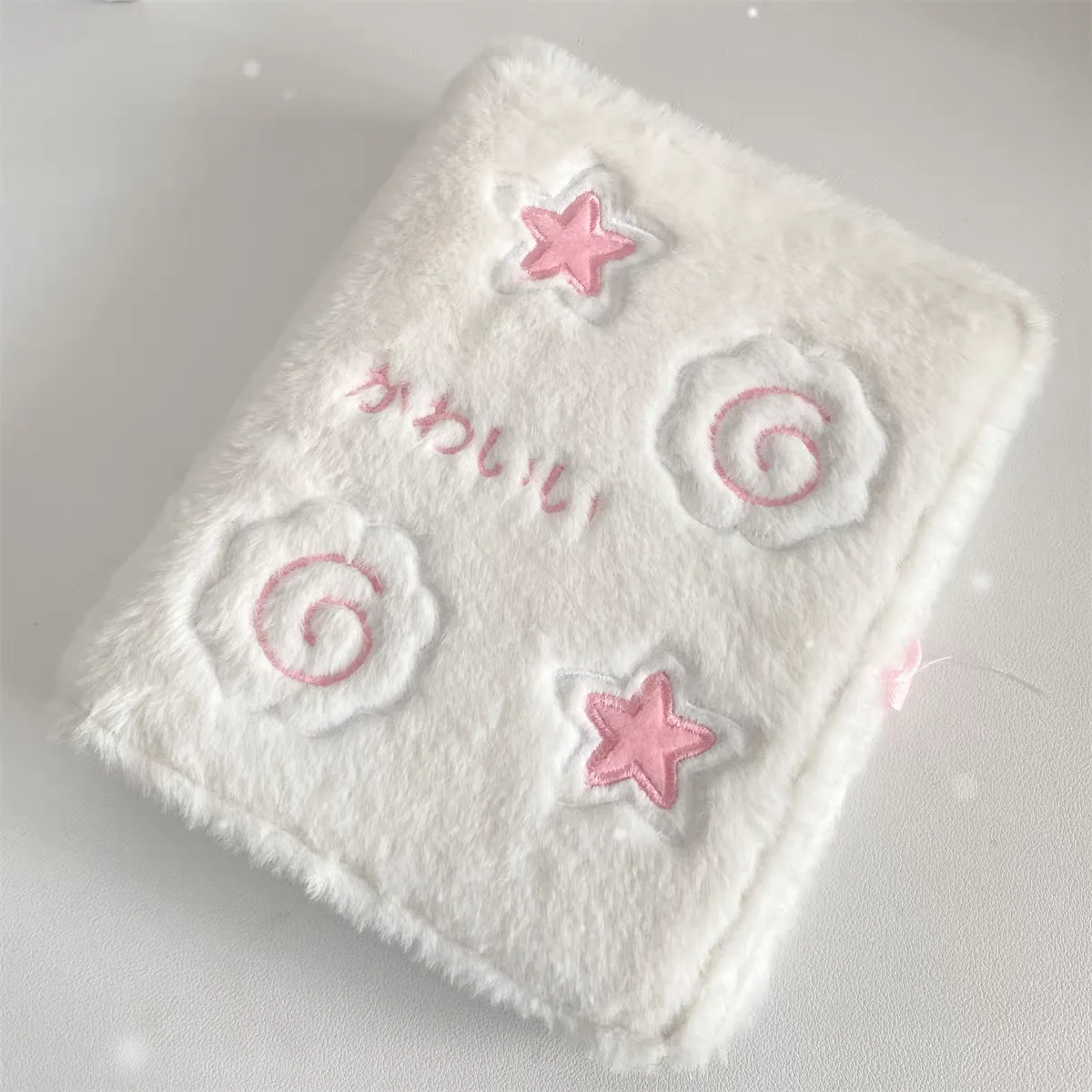 Sweet Pink Star Photo Album DIY A6 Binder Photocards Collect Book 3inch Postcards Storage Album