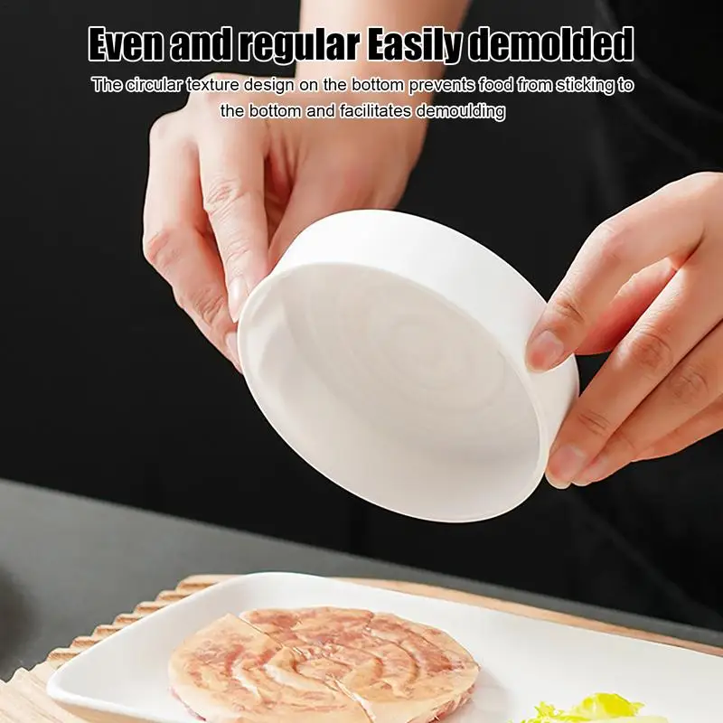 Burger Press for Griddle Adjustable Beef Burger Press Non-Sticky Patty Making Molds Kitchen Gadget Maker