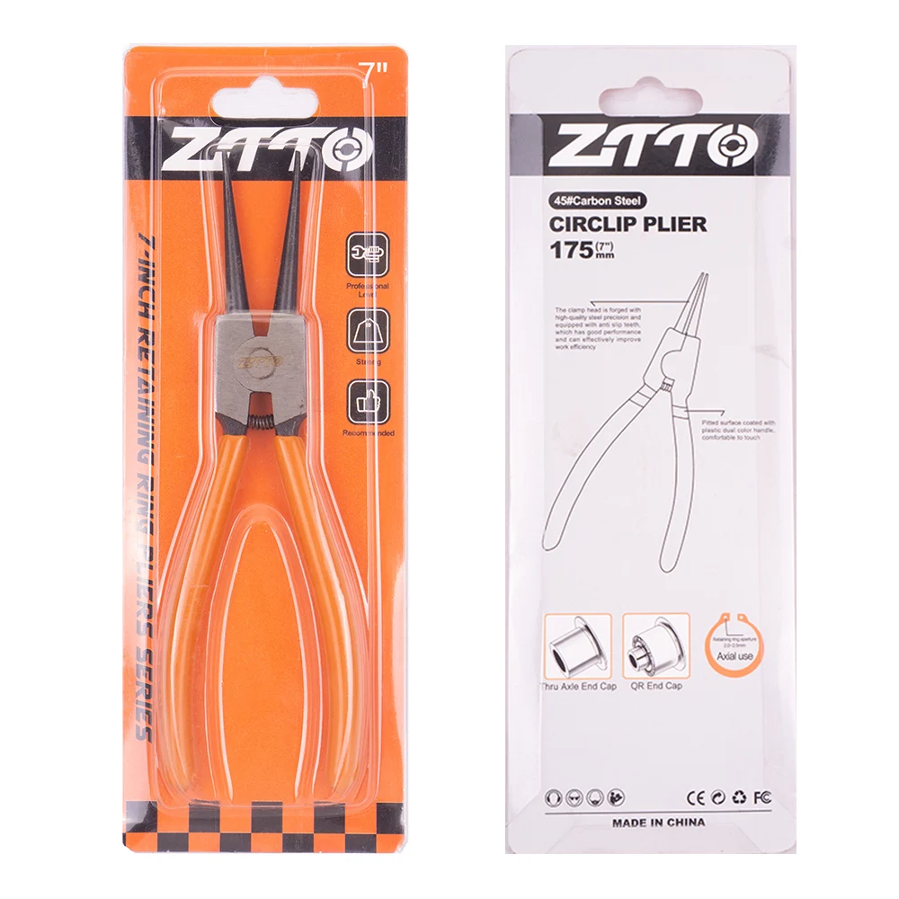 ZTTO 자전거 허브 엔드 캡 플라이어 사이드 커버 추출 도구 역방향 집게 조임 풀림 렌치 QR TA 5/10/12/15mm 포셉 서클립 핀서