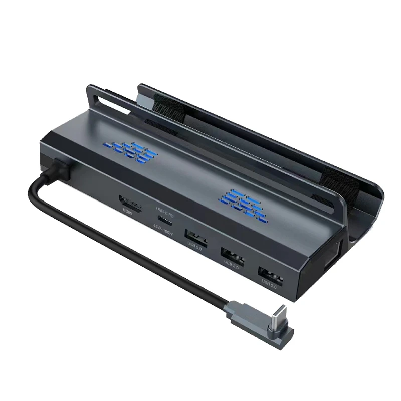 Per Steam Deck Dock Station Base Hub Holder Docking Conversione Video Multifunzionale Per Caricabatterie Per Console Di Gioco Steamdeck