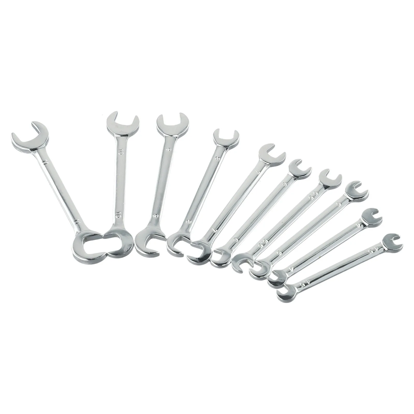 

Tool Set for Various Fastening Needs Portable Tool 20pcs Combination Spanner Set Small Wrench Metric SAE Imperial
